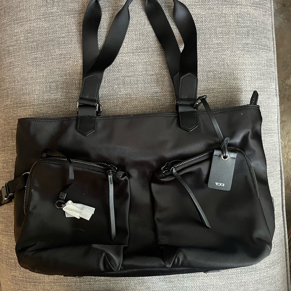 Tumi Amber Tote New w/o Tags Black Nylon Breifcase